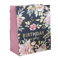Q PT.M+HS.BDAY WISHES 18*23 ajándéktasak