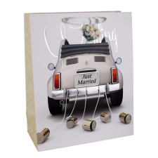 Q PT.M+HS.JUST MARRIED A31*42 ajándéktasak