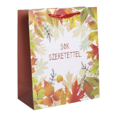 Q PT.M.ŐSZI FALEVELEK 26*32 ajándéktasak