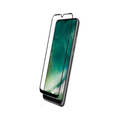 QDOS Xqisit Tough Glass Huawei Y6 2019 teljes képernyős kijelzővédő üvegfólia fekete mobiltelefon kellék