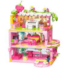 QMAN 42111 3 az 1-ben: Édes álom mega babaház barkácsolás, építés