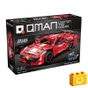 QMAN 54007 - Lightning Flame piros versenyautó - 100% technic-kompatibilis építőjáték
