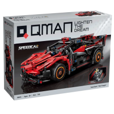 QMAN ® 91003 - Vörös Sárkány sportautó kreatív és készségfejlesztő
