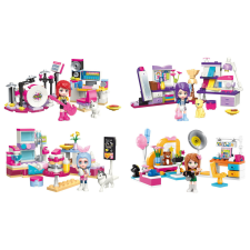 QMAN építőkészlet Cherry 4102 Stúdiószett 1 készlet (LEGO kompatibilis) barkácsolás, építés