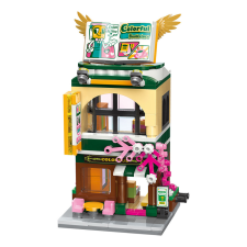 QMAN kompatibilis építőjáték City Corner C0107 Könyvesbolt 259 db barkácsolás, építés
