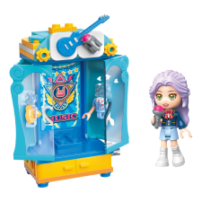 QMAN kompatibilis építőjáték UNA Series 34011-6 Énekes gardrób 1 db barkácsolás, építés