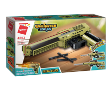 QMAN Unlimited Ideas Fegyver 3in1, pisztoly, puska, géppisztoly 4802 barkácsolás, építés