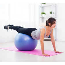 QMED Gimnasztikai labda Piros színben (155-169 cm testmagassághoz) fitness labda