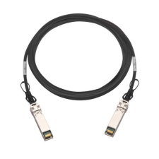 QNAP CAB-DAC15M-SFP28 száloptikás kábel 1,5 M QSFP28 Fekete kábel és adapter
