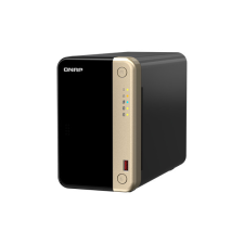 QNAP NAS 2 fiókos Celeron N5095 4x2,9GHz, 8GB RAM, 2x2500Mbps, HDMI 2.1, 2xM.2 2280 Slot, 2xUSB3.2Gen2 - TS-264-8G nas meghajtó