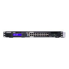QNAP QGD-1600P - switch - 16 ports - smart - rack-mountable (QGD-1600P-4G) hub és switch