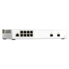 QNAP QSW-M2108-2S Entry-level 10GbE and 2.5GbE Layer 2 Web Managed Switch for SMB Network Deployment