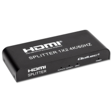 Qoltec 51797 HDMI Splitter (1 PC - 2 Kijelző) kábel és adapter