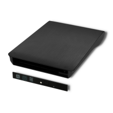 Qoltec Optical 51865 USB 3.0 Optikai meghajtó ház 9.5mm - Fekete asztali számítógép kellék