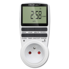 Qoltec PC0628 Fogyasztásmérő (50628) okos kiegészítő