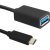 Qoltec USB 3.1 Type C / USB 3.0 AF 20 cm (50485) (50485)