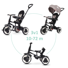  QPLAY tricikli Rito eva Grey, kor 10-72 hónap tricikli