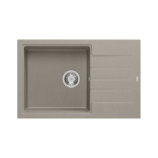 Quadron PETER 111 gránit (780x500 mm, 1 medence+csepptálca) soft taupe mosogatótálca