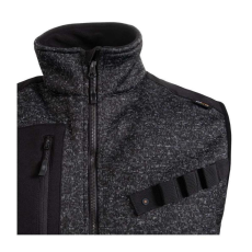 QUALITEX PROTECTANO kötött polár mellény softshell és cordura betéttel