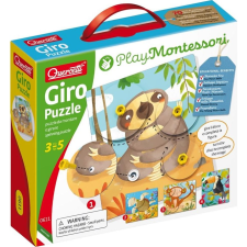 Quercetti Montessori Giro Puzzle Kreatív Játék (040-0611) puzzle, kirakós