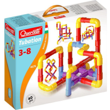 Quercetti "Tubation" csőépítő játék szett 40db (4175) (4175) barkácsolás, építés