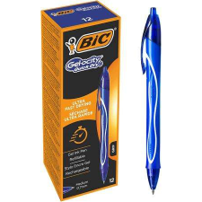 Quick BIC Zseléstoll, 0,3 mm, nyomógombos, BIC &quot;Gel-ocity Quick Dry&quot;, kék toll