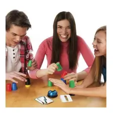  Quick cups - ügyességi társasjáték 24 színes pohárral, csengővel és kártyákkal (BBJ) társasjáték