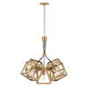Quintiesse glamour modern függeszték ensemble csiszolt bronz elsqn-ensemble5p-bb