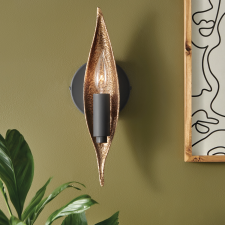 Quintiesse modern fali lámpa willow fekete arany elsqn-willow1-cbk világítás