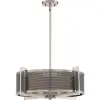QUOIZEL modern függeszték metropolis ősi nikkel fekete elsqzs-mtp2823an