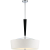 QUOIZEL modern függeszték taper fekete csiszolt króm elsqzs-tpr2823c