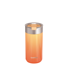 QUOKKA Boost kávés/teás pohár szűrővel 400ml - Apricot Orange - Quokka jóga felszerelés