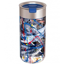 QUOKKA Boost termobögre szűrővel 400 ml, Abstract (Q40067) termosz