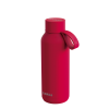 QUOKKA Hőtartó fémkulacs pánttal SOLID - Cherry Red 510ml - Quokka