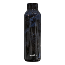 QUOKKA Solid Black Marble fémkulacs 630ml - Quokka kulacs, kulacstartó