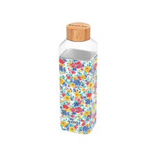 Quokka Storm, üvegpalack szilikon felülettel Ditsy Floral, 700ml, 40026 kulacs, kulacstartó