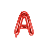 "A" betű fólia lufi 35cm piros