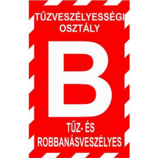  "B" tűzv.osztály információs tábla, állvány