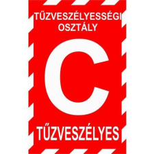  "C" tűzv.osztály információs tábla, állvány