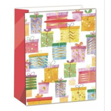 Qx Ajándékcsomag mintás ajándéktasak - 26 x 32 cm ajándéktasak