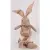 Qx Barna pöttyös nyuszi figura filcből - 40 cm