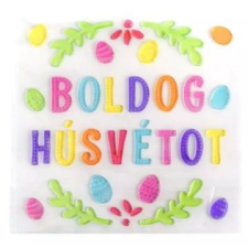 Qx Boldog húsvétot! ablakzselé - 20 x 25 cm party kellék