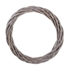 Qx Fűzkoszorú 35 cm, szürke dekorációs kellék