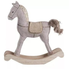 Qx Hintaló dekoráció, fa, 21 x 5 cm - többféle party kellék