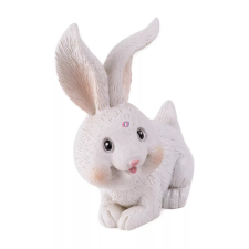 QX-IMP Cuki mosolygós Nyúl figura fehér 7 cm dekorációs kellék