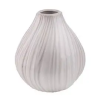 QX-IMPEX KFT IRIS dekor kerámia váza gömb fehér 11,5x12,5cm (QX_IMPEX_KFT_136417)