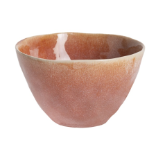 QX-IMPEX KFT IRIS kerámia müzlis tál barna 14,5x9cm (171170) tányér és evőeszköz
