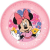 QX-IMPEX KFT IRIS Licenc Minnie joy műanyag lapostányér (QX_IMPEX_KFT_674689)