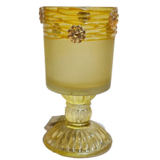 QX-IMPEX KFT Kehely üveg, sárga üdítős pohár