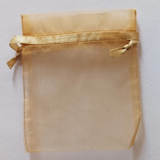 Qx Organza tasak 10×12 cm arany dekorációs kellék